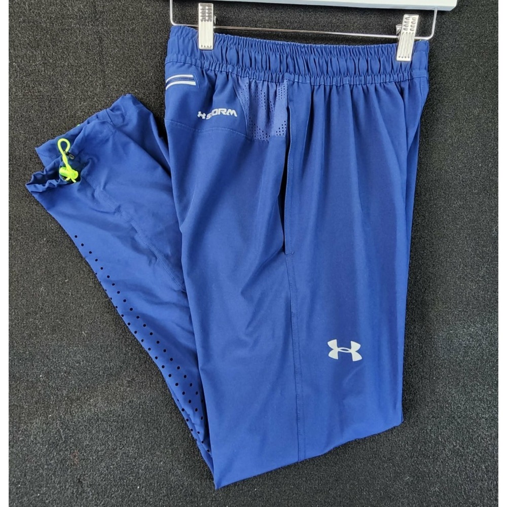 Under Armour UA Storm HeatGear Blue Women S Joggers Running Pants Activewear